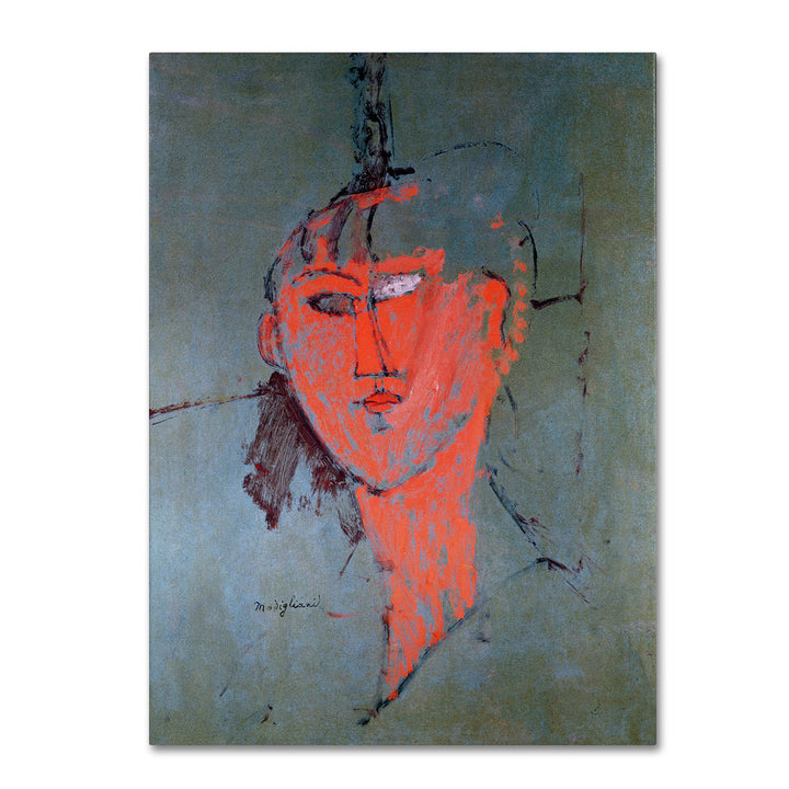 Amadeo Modigliani The Red Head 1915 14 x 19 Canvas Art Image 1