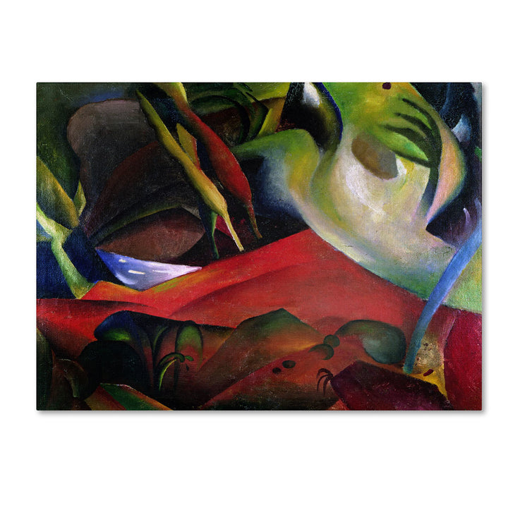 August Macke The Storm 1911 14 x 19 Canvas Art Image 1