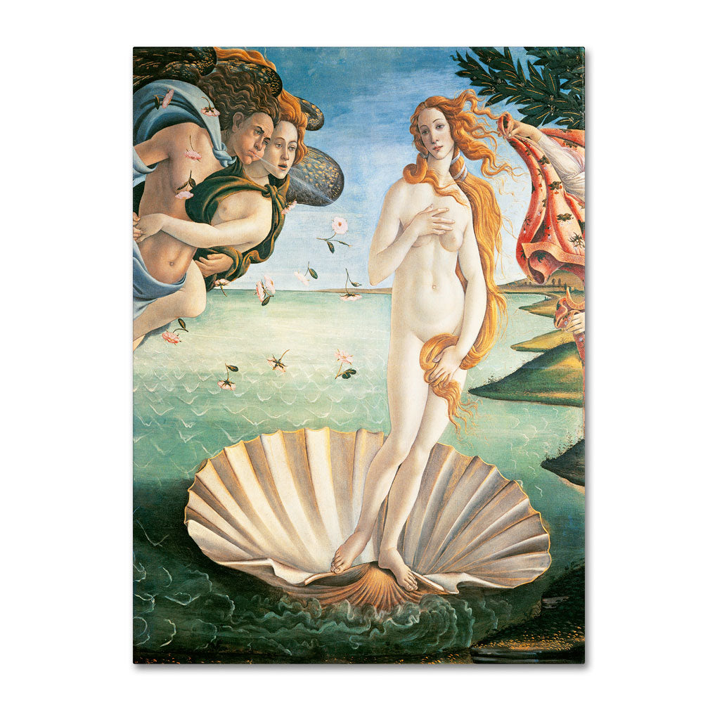 Sandro Botticelli Birth of Venus 1484 14 x 19 Canvas Art Image 1