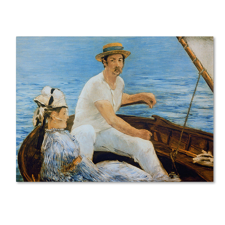 Edouard Manet Boating 1874 14 x 19 Canvas Art Image 1