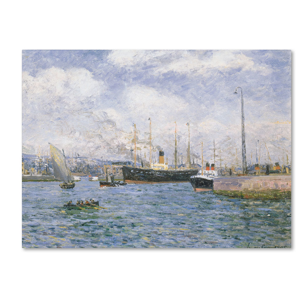 Maxime Maufra Departure from Havre 1905 14 x 19 Canvas Art Image 1