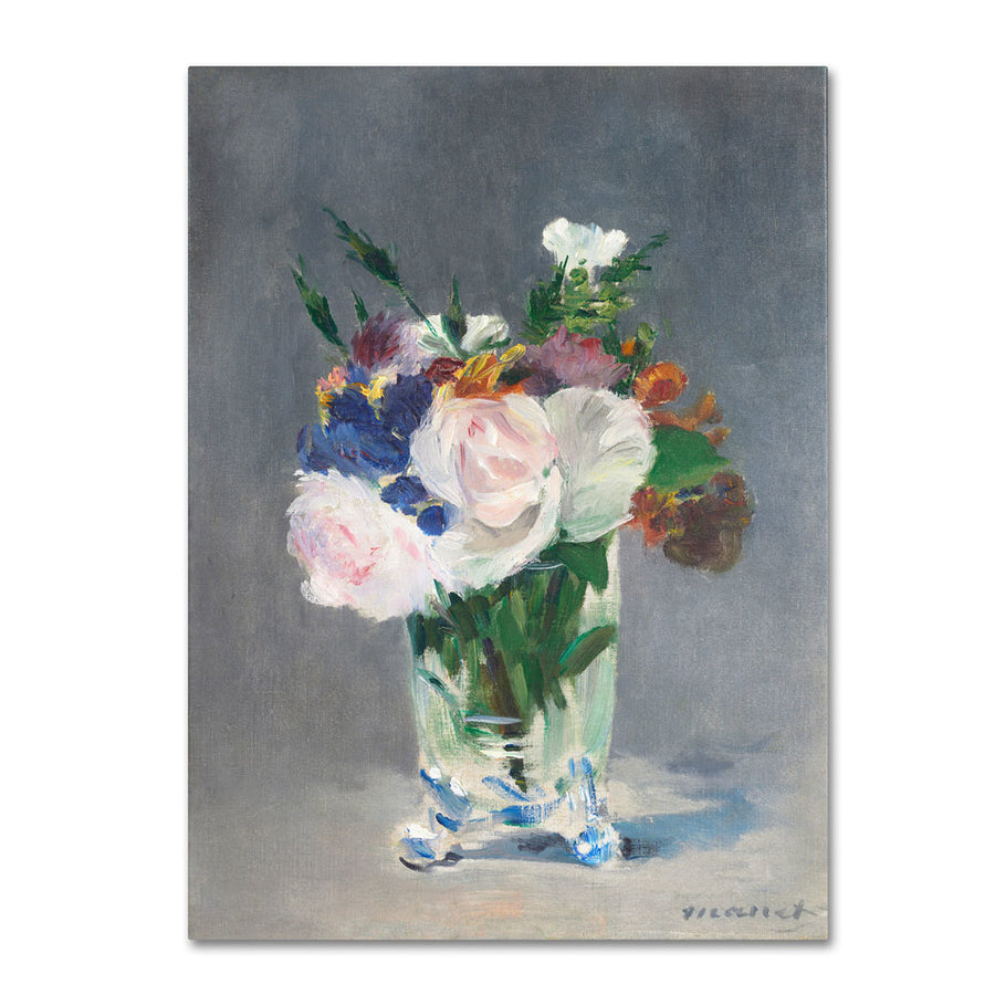 Edouard Manet Flowers In a Crystal Vase 1882 14 x 19 Canvas Art Image 1