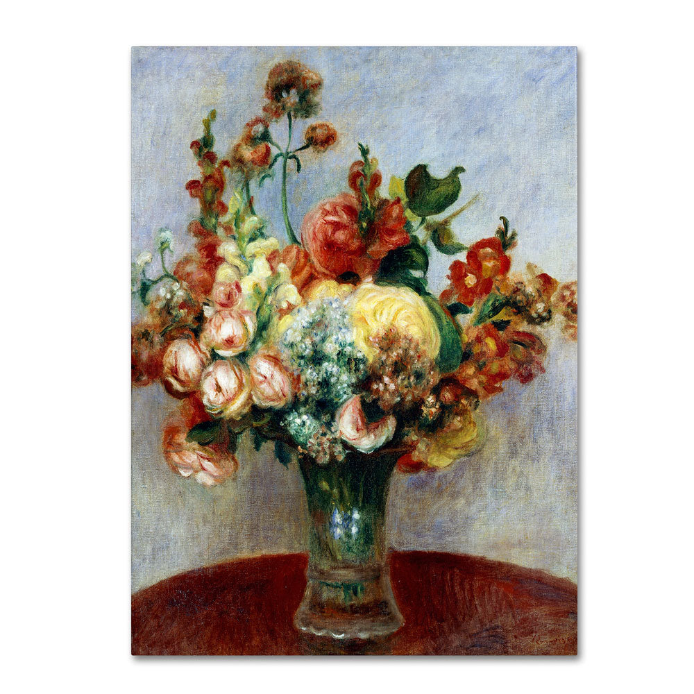 Pierre Renoir Flowers In a Vase 1898 14 x 19 Canvas Art Image 1