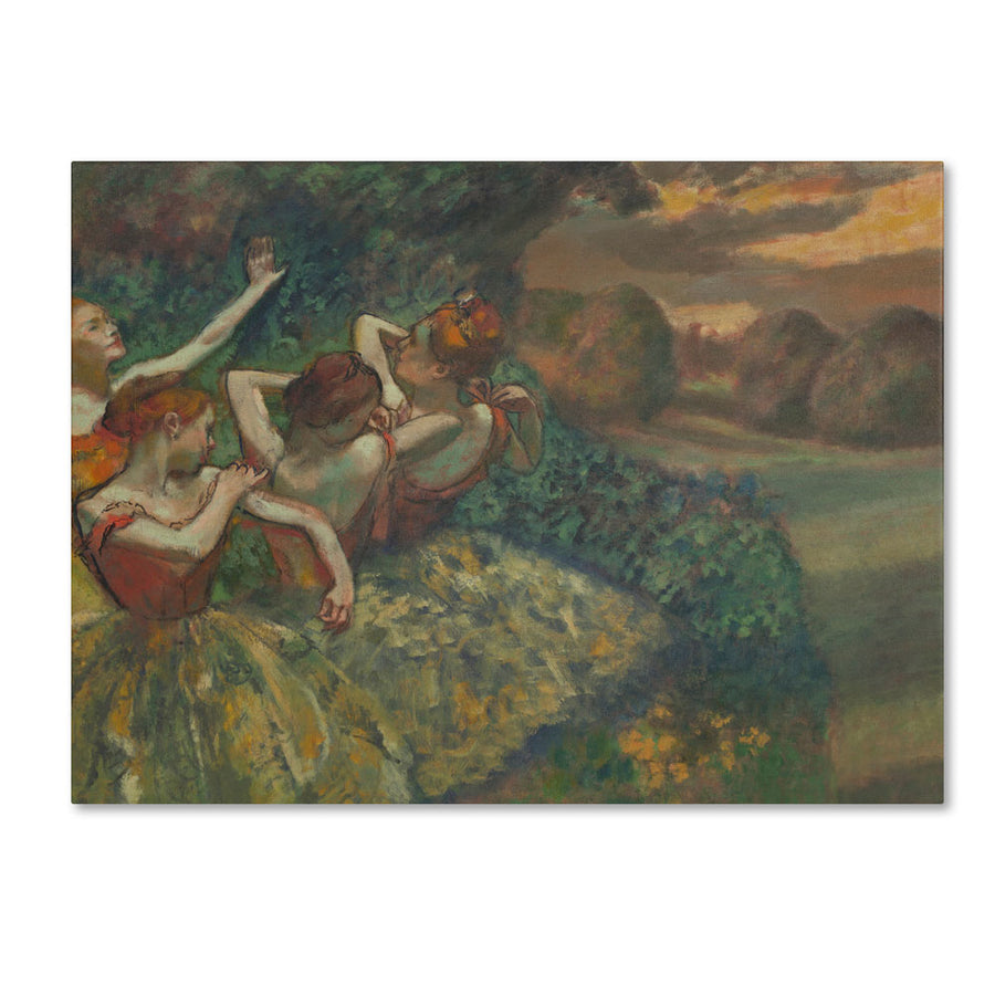 Edgar Degas Four Dancers 1899 14 x 19 Canvas Art Image 1