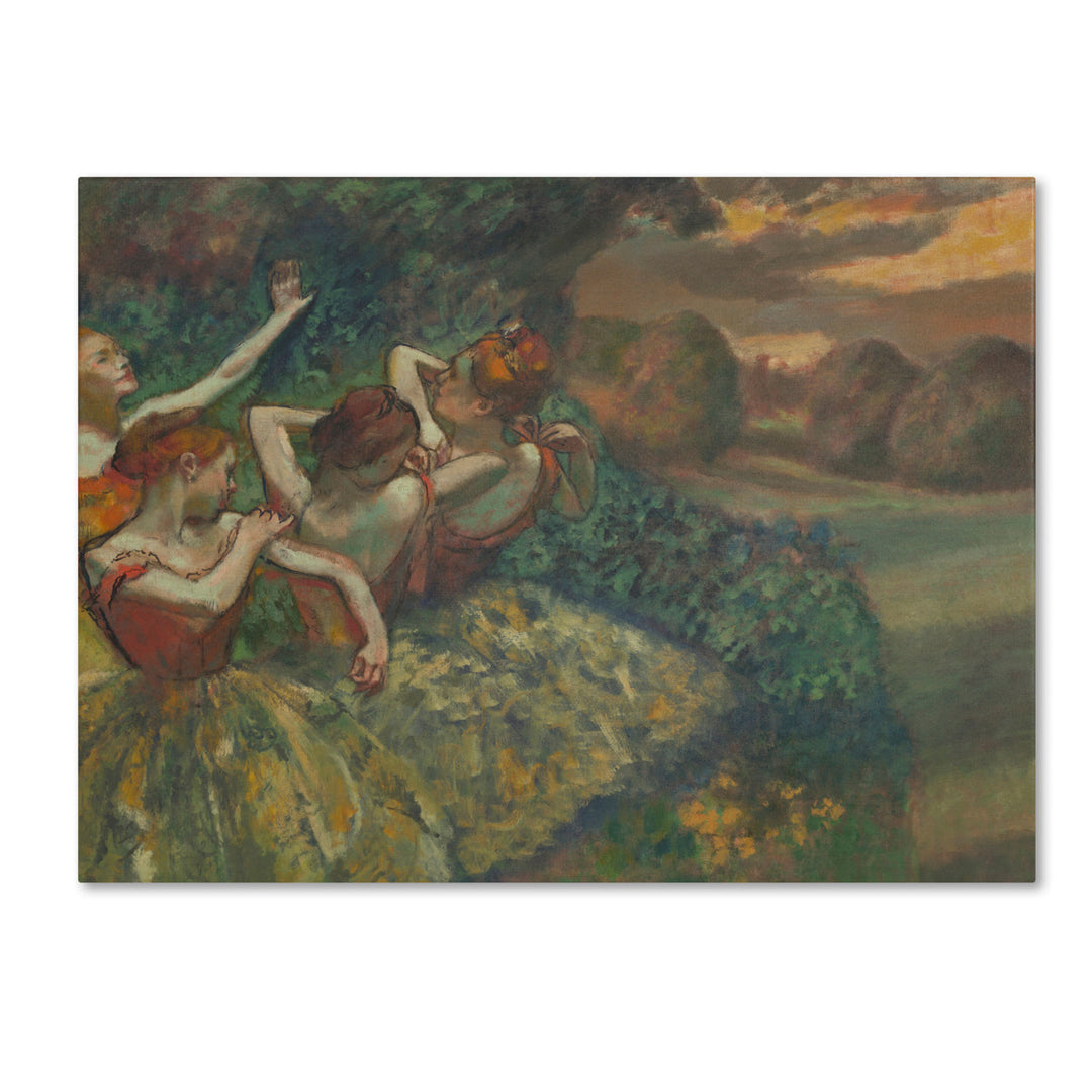 Edgar Degas Four Dancers 1899 14 x 19 Canvas Art Image 2