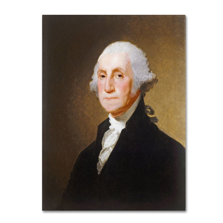 Gilbert Stuart George Washington 1821 14 x 19 Canvas Art Image 1