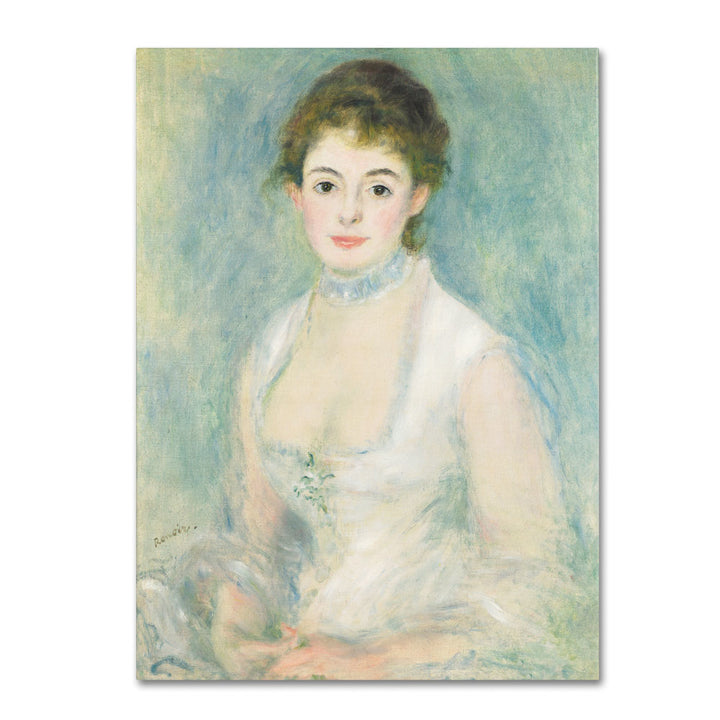 Pierre Renoir Madame Henriot 1876 14 x 19 Canvas Art Image 1