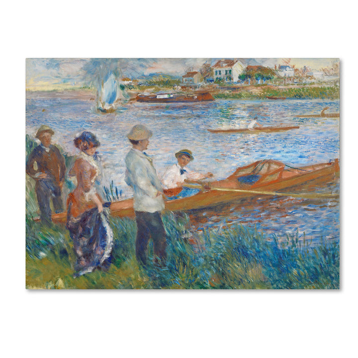 Pierre Renoir Oarsmen at Chatou 1879 14 x 19 Canvas Art Image 1