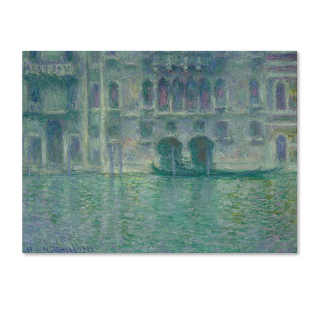 Claude Monet Palazzo da Mula Venice 1908 14 x 19 Canvas Art Image 1