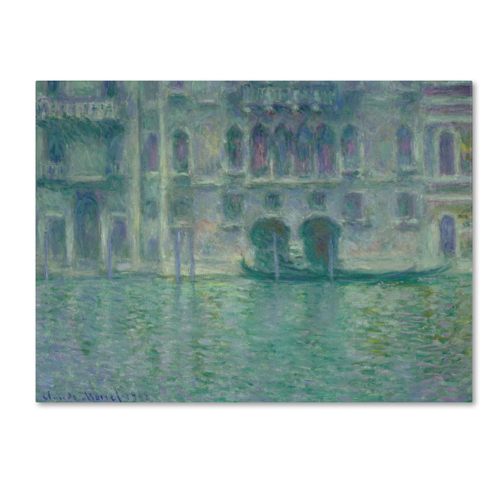 Claude Monet Palazzo da Mula Venice 1908 14 x 19 Canvas Art Image 2