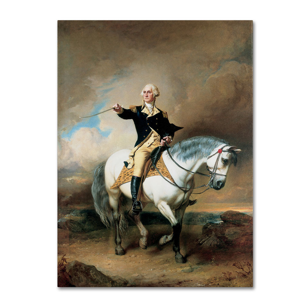 John Faed Portrait of George Washington 14 x 19 Canvas Art Image 1