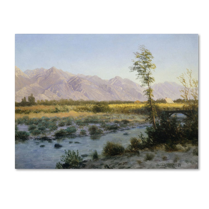 Albert Bierstadt Prairie Landscape 14 x 19 Canvas Art Image 1