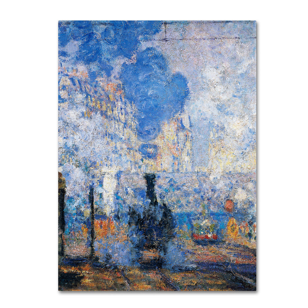 Claude Monet Saint Lazare Station 14 x 19 Canvas Art Image 1