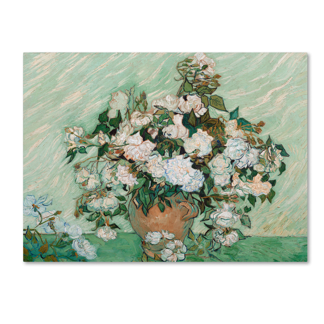 Vincent van Gogh Roses 1890 14 x 19 Canvas Art Image 2