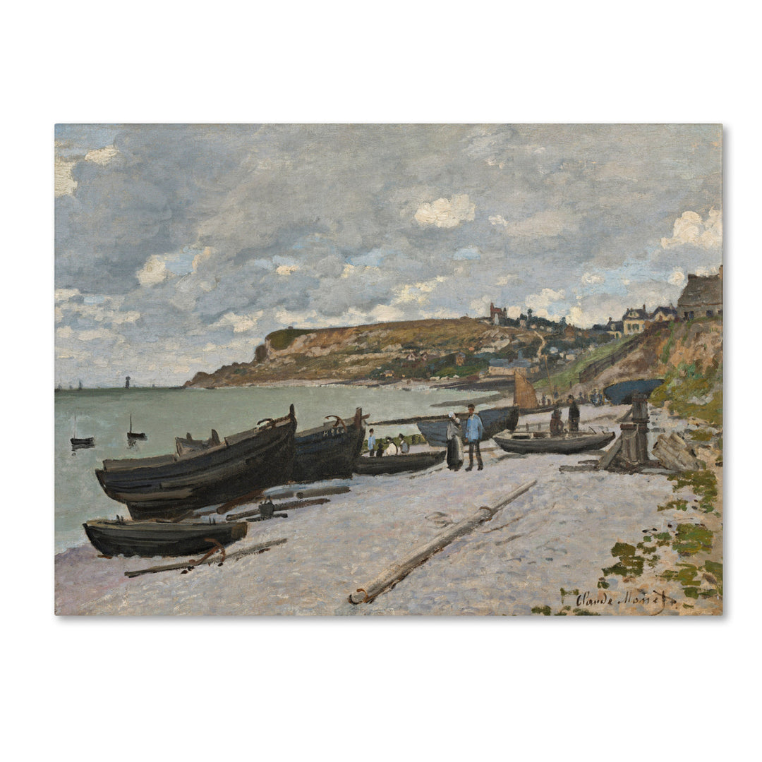 Claude Monet Sainte-Adresse 1867 14 x 19 Canvas Art Image 2