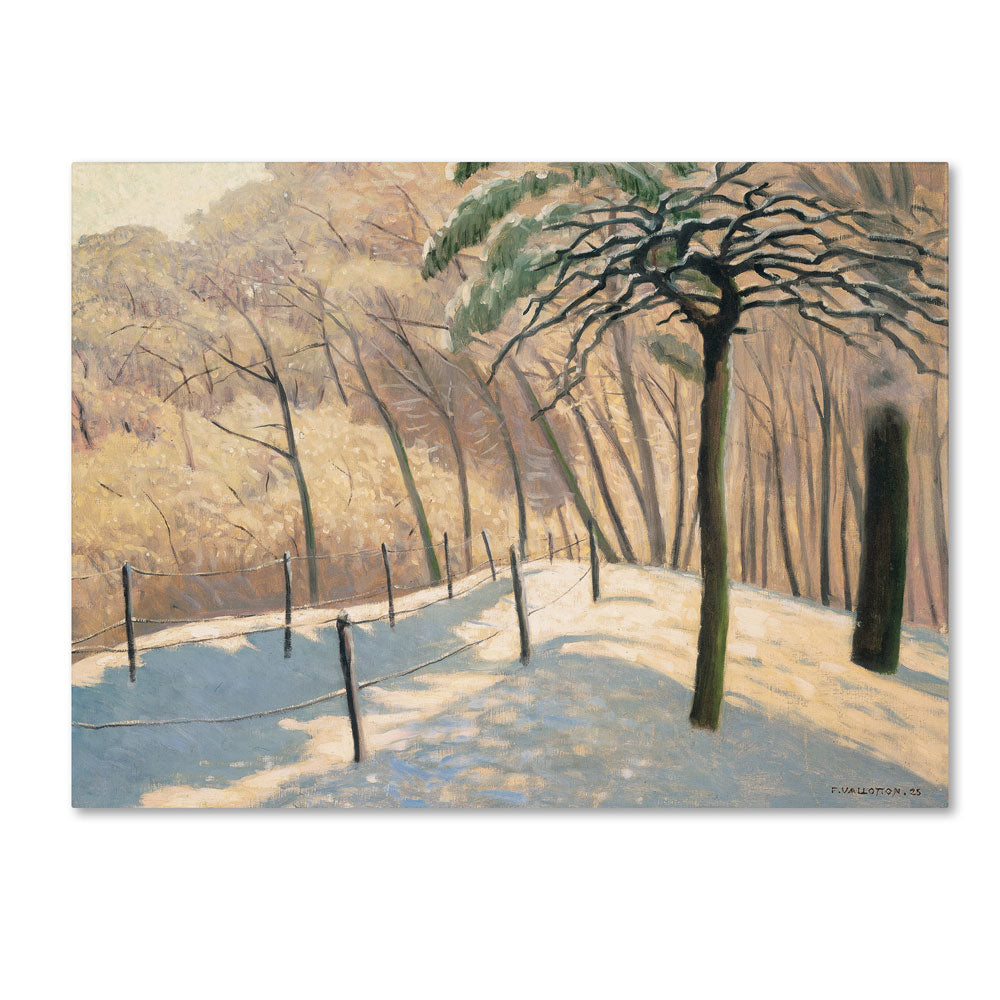 Felix Vallotton Snowy Landscape 1925 14 x 19 Canvas Art Image 1