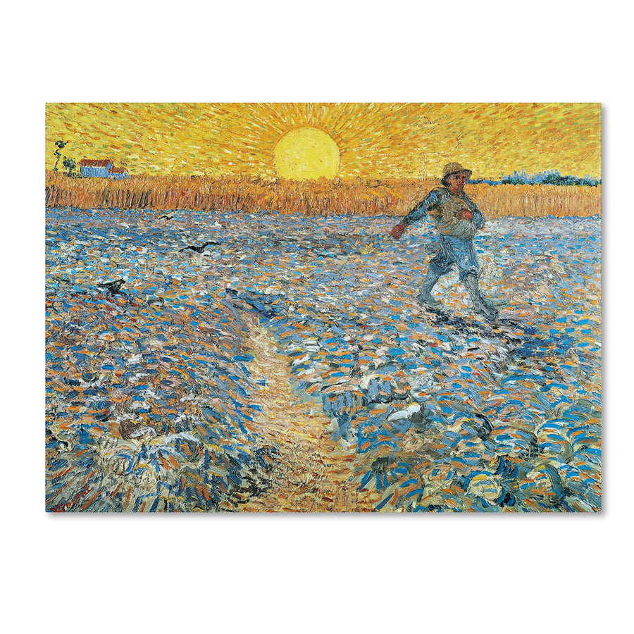 Vincent van Gogh Sower 1888 14 x 19 Canvas Art Image 1