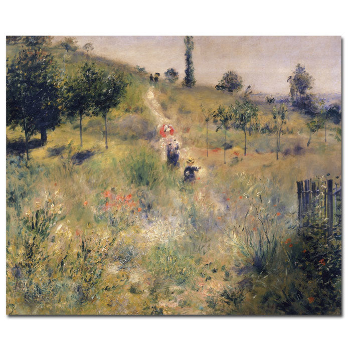 Pierre Renoir The Path Through the Long Grass 1875 14 x 19 Canvas Art Image 1