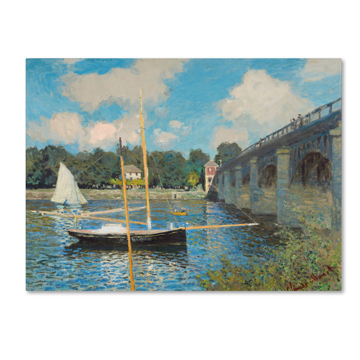 Claude Monet The Bridge at Argenteuil 1874 14 x 19 Canvas Art Image 2