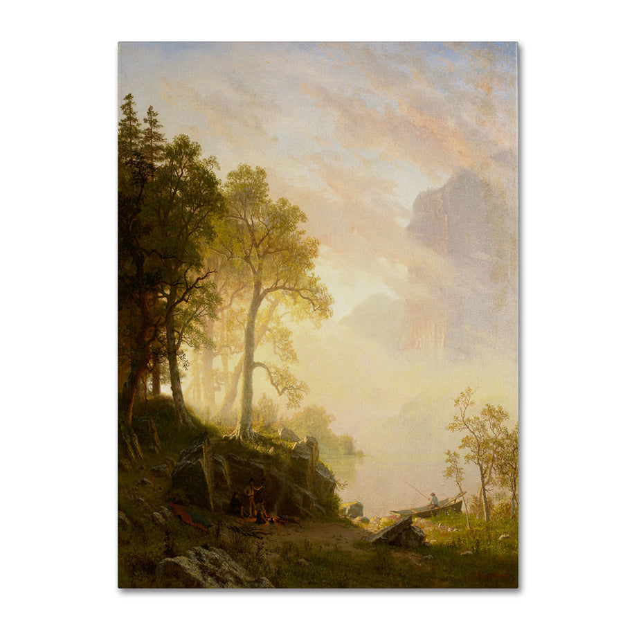 Albert Bierstadt The Merced River In Yosemite 14 x 19 Canvas Art Image 1