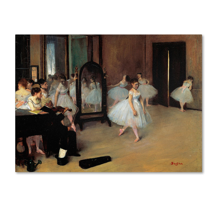 Edgar Degas The School of Dance 1871 14 x 19 Canvas Art Image 1