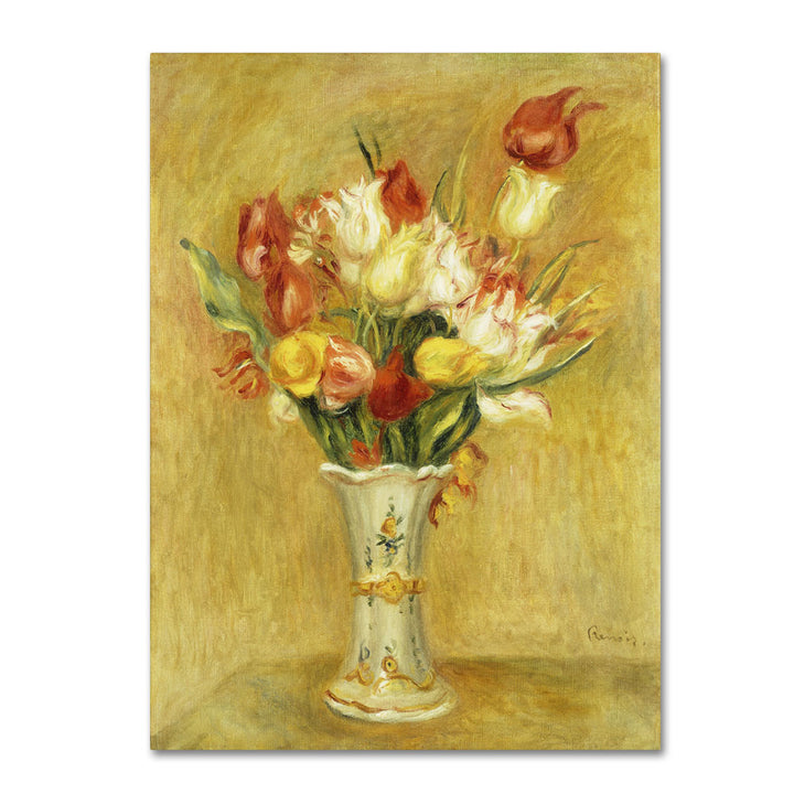 Pierre Renoir Tulipes 1909 14 x 19 Canvas Art Image 1