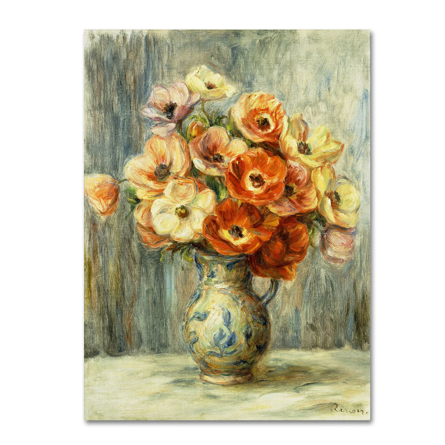 Pierre Renoir Vase dAnemones 14 x 19 Canvas Art Image 1