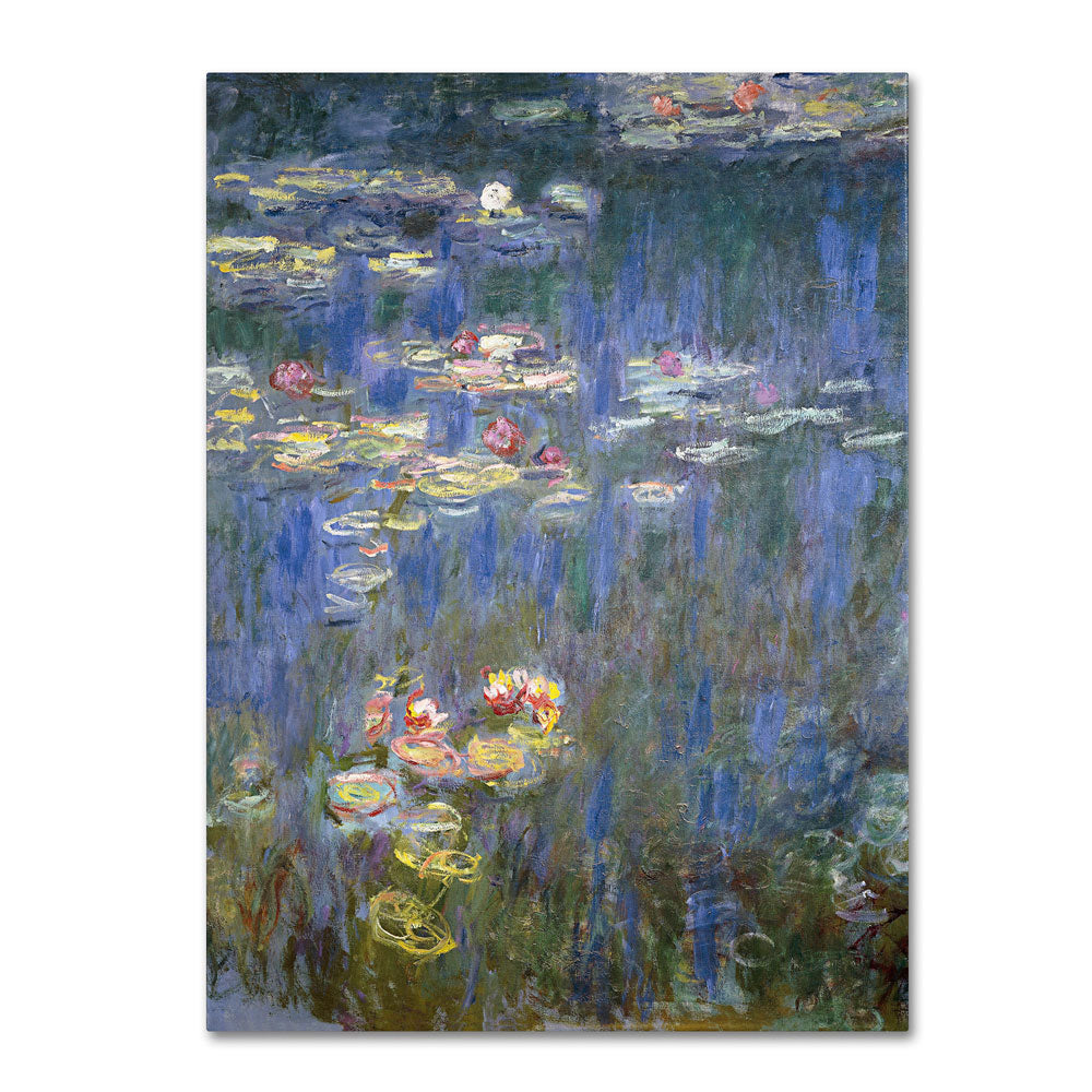 Claude Monet Water Lilies IV 1840-1926 14 x 19 Canvas Art Image 1