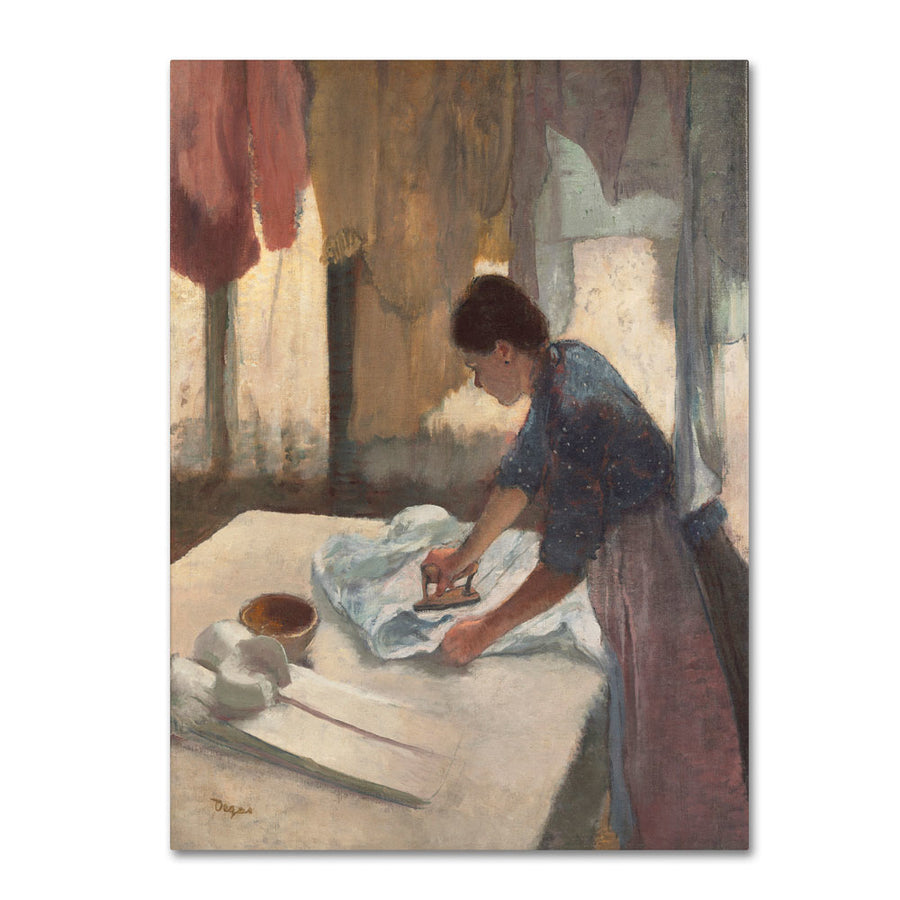 Edgar Degas Woman Ironing 1876-87 14 x 19 Canvas Art Image 1