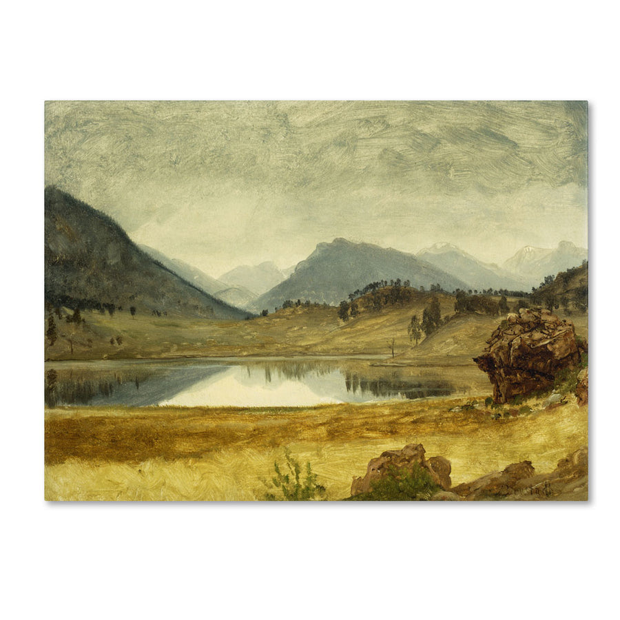 Albert Bierstadt Wind River Country 14 x 19 Canvas Art Image 1