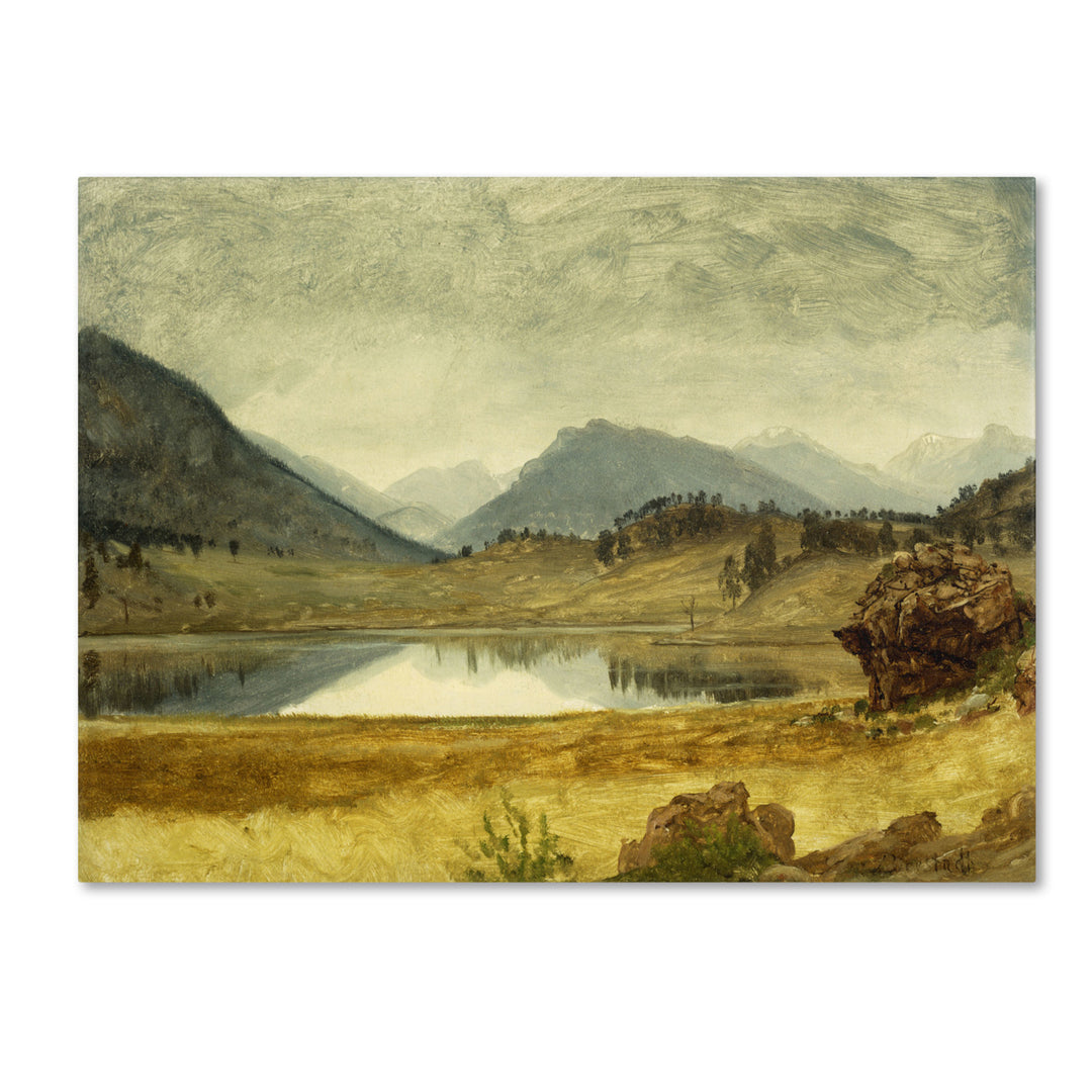 Albert Bierstadt Wind River Country 14 x 19 Canvas Art Image 2