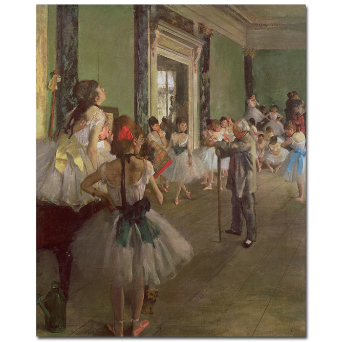 Edgar Degas The Dancing Class, 1873 14 x 19 Canvas Art Image 1