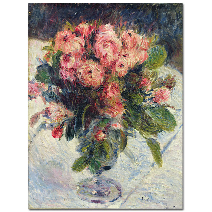 Pierre-Auguste Renoir Moss-Roses1890 14 x 19 Canvas Art Image 1