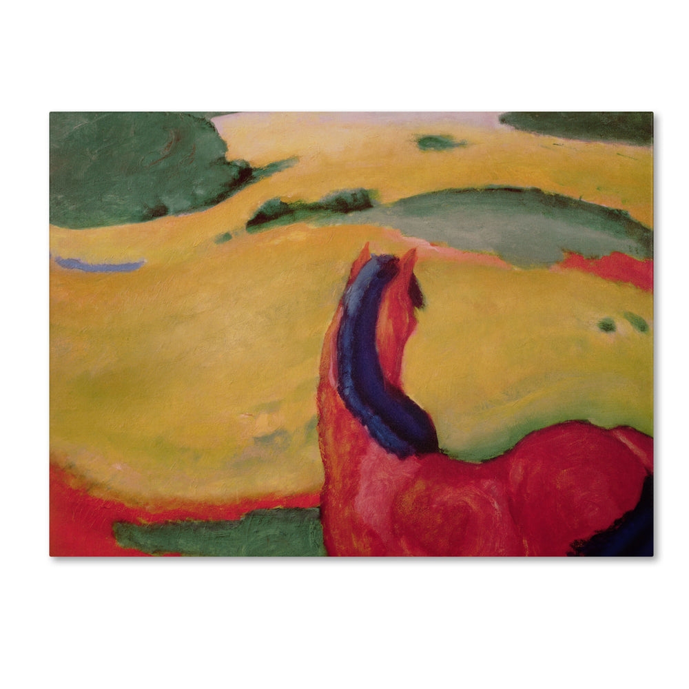 Franz Marc Horse in a Landscape, 1910 14 x 19 Canvas Art Image 2