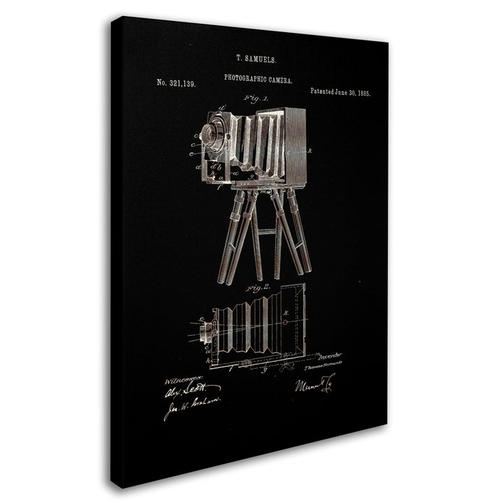 Claire Doherty Photographic Camera Patent 1885 Black 14 x 19 Canvas Art Image 3