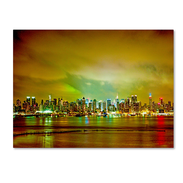 Preston City Skyline 14 x 19 Canvas Art Image 1