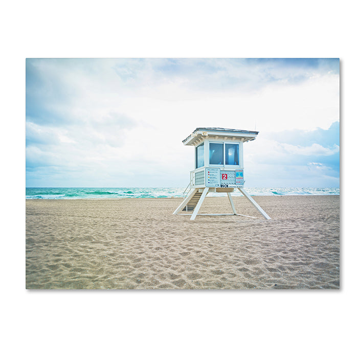 Preston Florida Beach Chair 2 14 x 19 Canvas Art Image 1