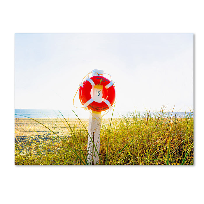 Preston Florida Beach Saver 14 x 19 Canvas Art Image 1