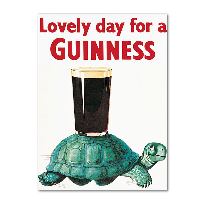 Guinness Brewery Lovely Day For A Guinness X 14 x 19 Canvas Art Image 1