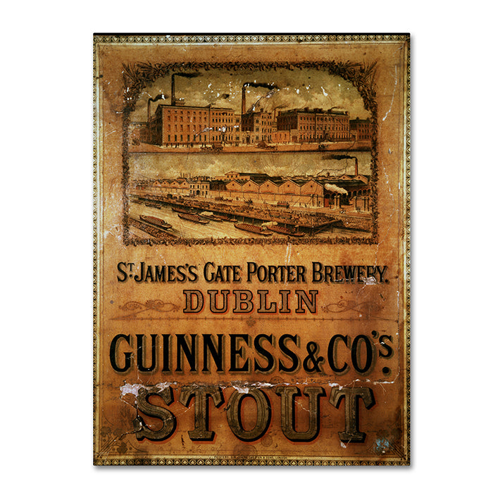 Guinness Brewery St. James Gate Porter Brewery 14 x 19 Canvas Art Image 1