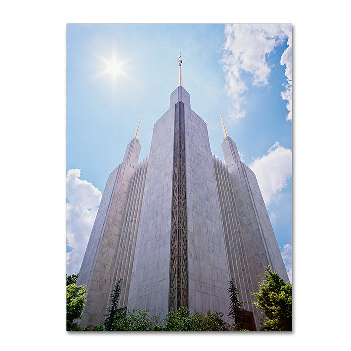 Gregory OHanlon LDS Temple Under the Sun 14 x 19 Canvas Art Image 1