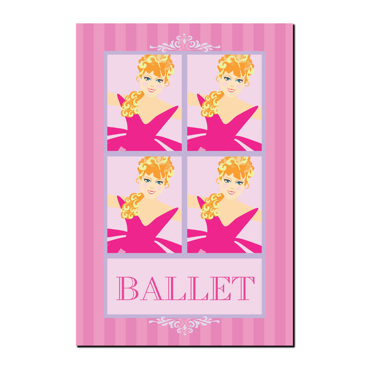 Grace Riley Ballet in Pink II 14 x 19 Canvas Art Image 2