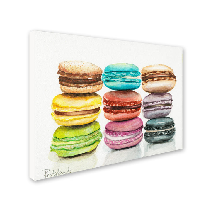 Jennifer Redstreake 9 Macarons 14 x 19 Canvas Art Image 3