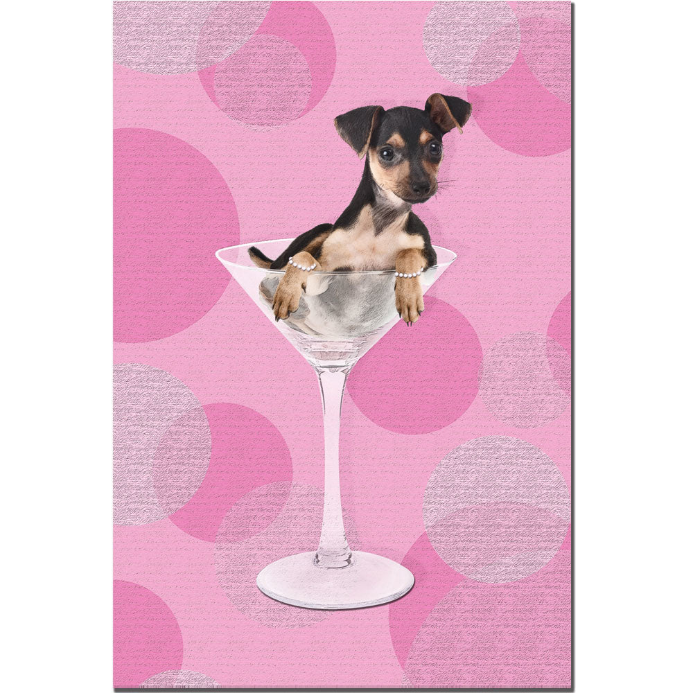 Gifty Idea Greeting Cards and Such! Min Pin 14 x 19 Canvas Art Image 1