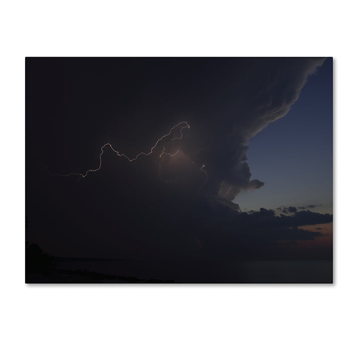 Kurt Shaffer Sunset Thunderhead 3 14 x 19 Canvas Art Image 1