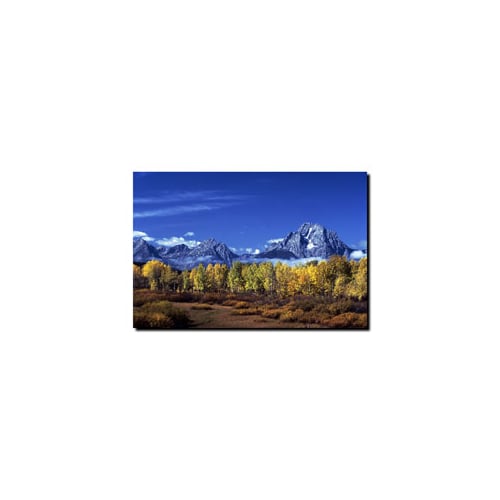 Kurt Shaffer Autumn Tetons 14 x 19 Canvas Art Image 1