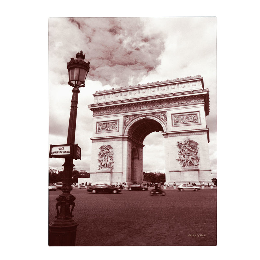 Kathy Yates Arc de Triomphe 14 x 19 Canvas Art Image 1