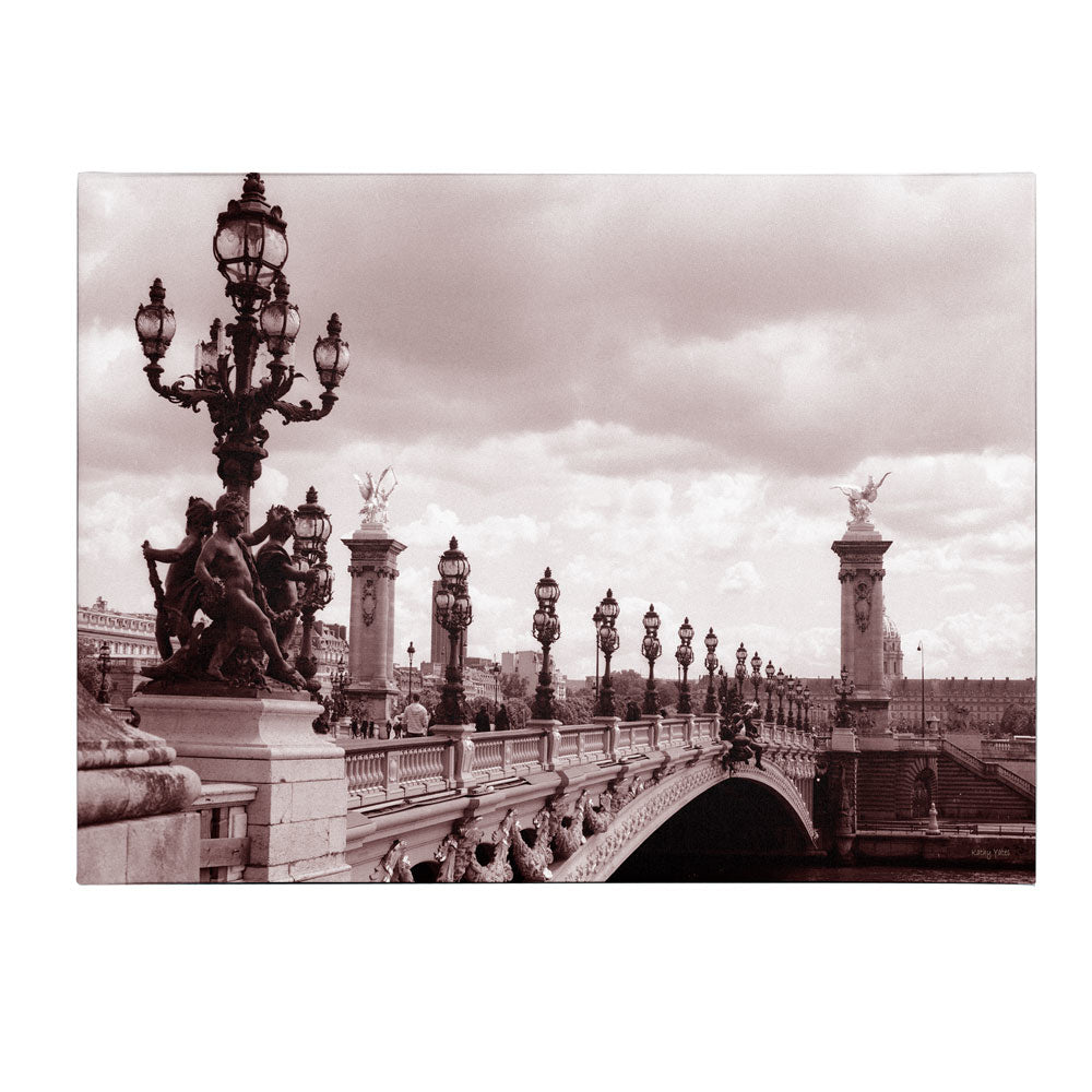 Kathy Yates Pont Alexandre III Bridge 14 x 19 Canvas Art Image 1