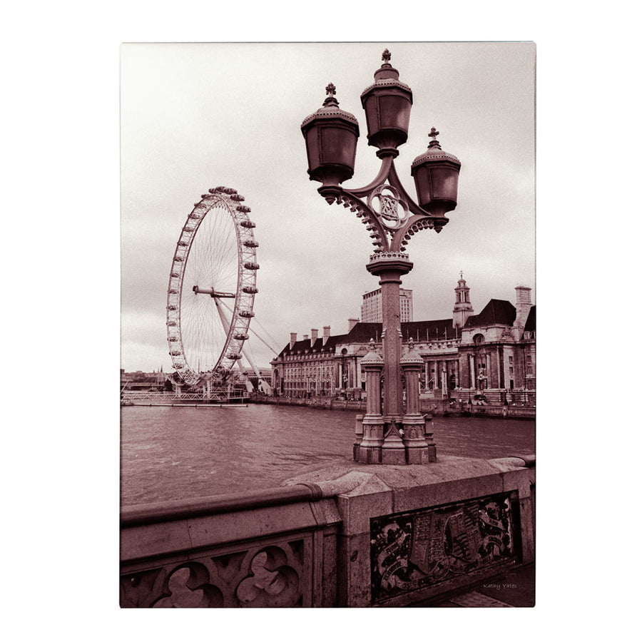 Kathy Yates London Eye 2 14 x 19 Canvas Art Image 1