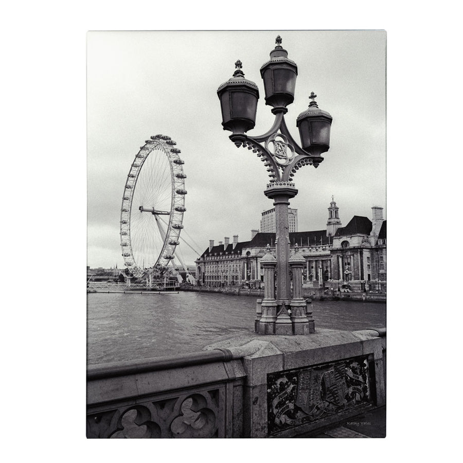 Kathy Yates London Eye 14 x 19 Canvas Art Image 1